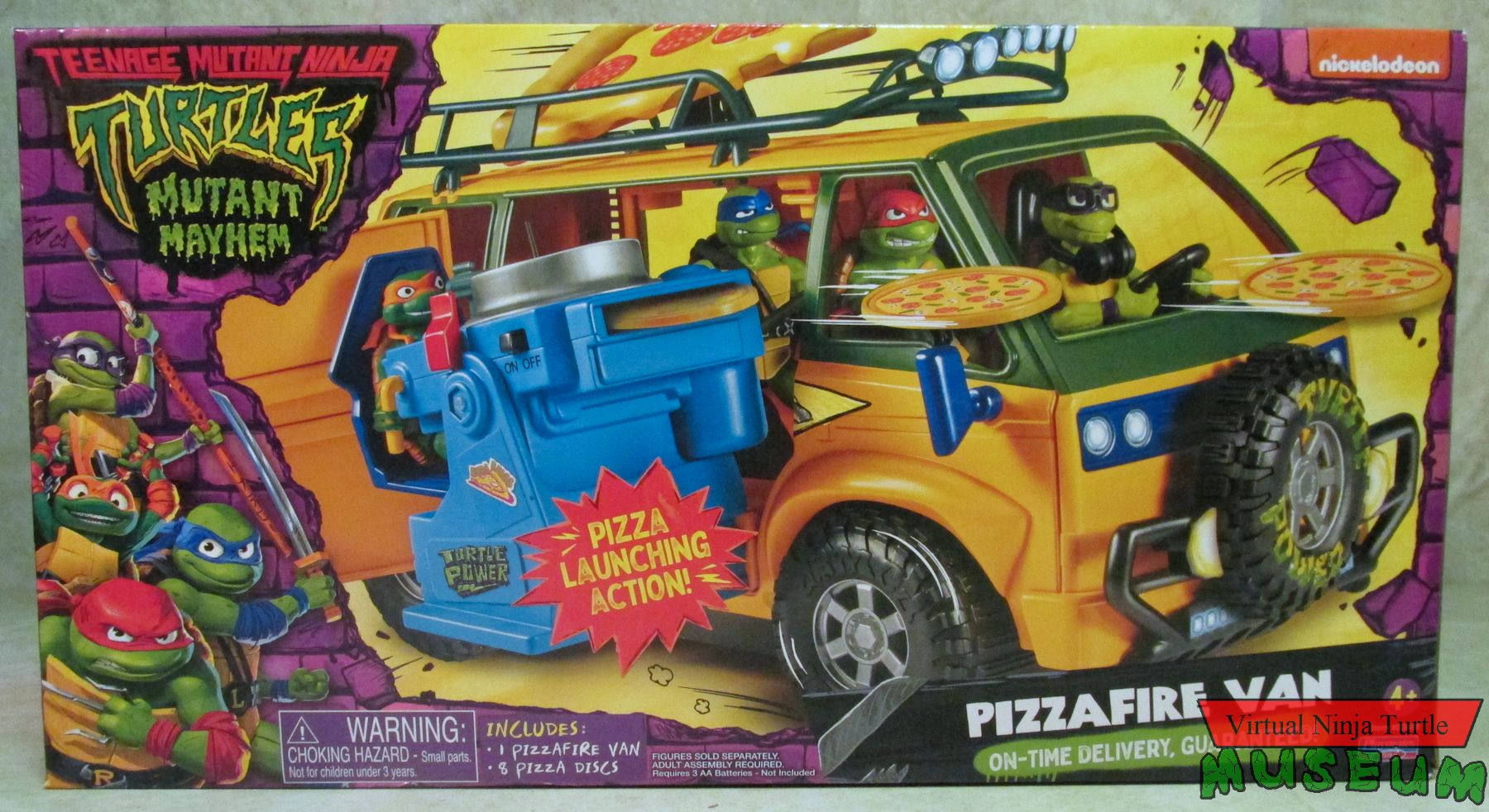 Mutant Mayhem Pizzafire Van